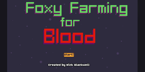 Cover image for Foxy Farming for Blood