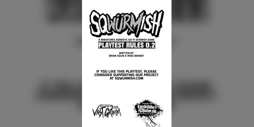 Cover image for Sqwürmish Playtest Rules
