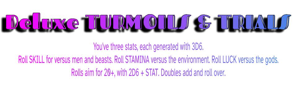Cover image for Deluxe TURMOILS & TRIALS