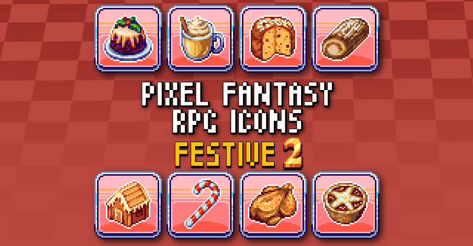 PIXEL FANTASY RPG ICONS - Festive 2