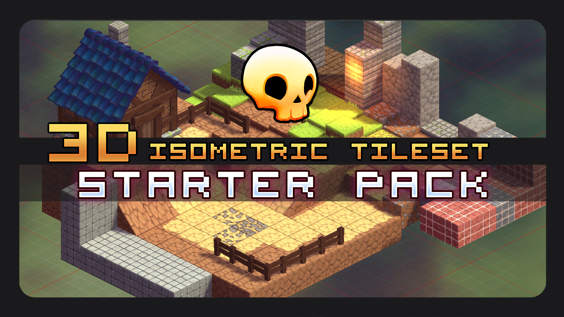 3D Isometric Tileset: Starter Pack