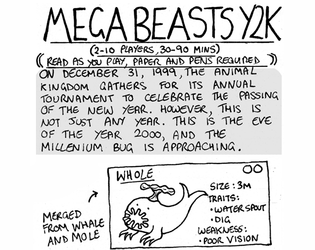 Cover image for MEGA BEASTS Y2K