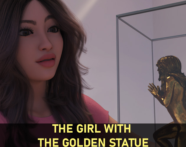 Cover image for The Girl with the golden statue