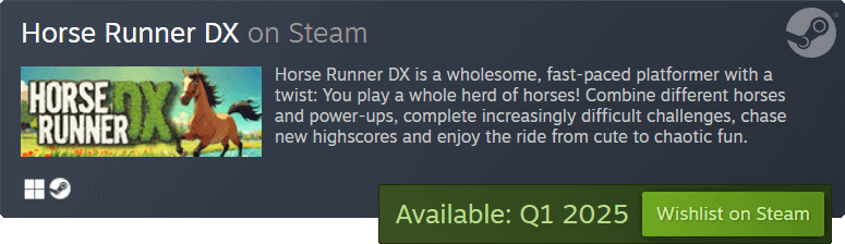 Wishlist Horse Runner DX on Steam