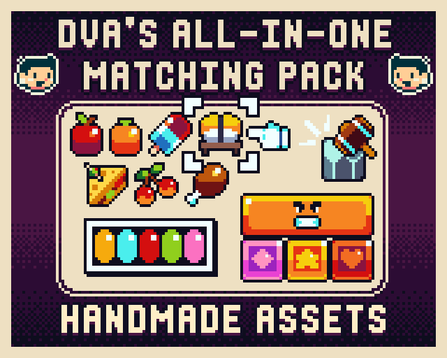NEW RELEASE!!! - Matching Pack - DVA'S All-In-One: Puzzle Asset Pack by ...