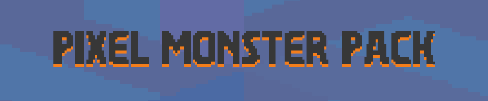 Retro Pixel Monster Asset Pack 1