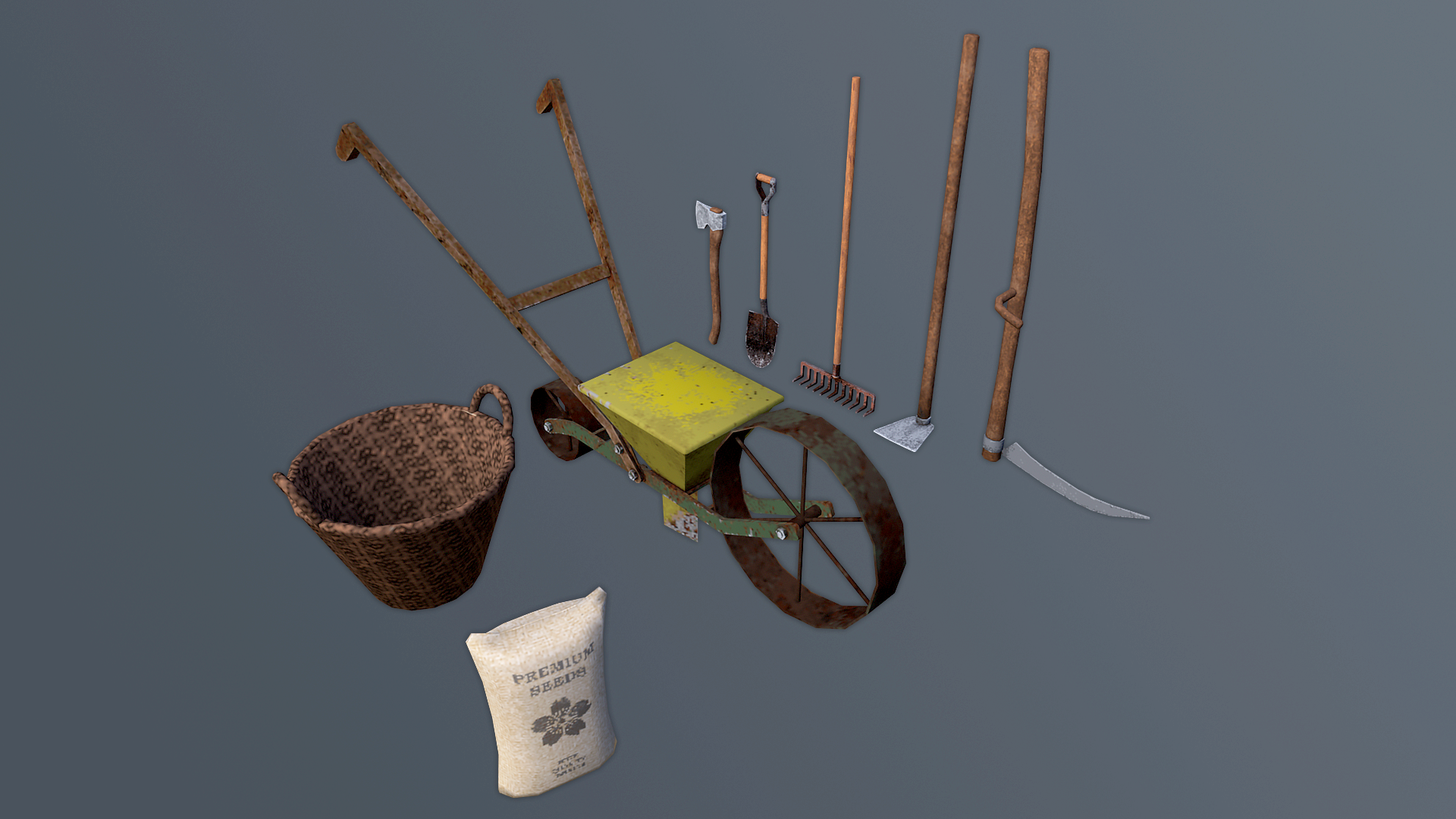 Retro Farming Tools