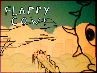 Flappy Cow - A Completely Normal Flappy Bird Clone