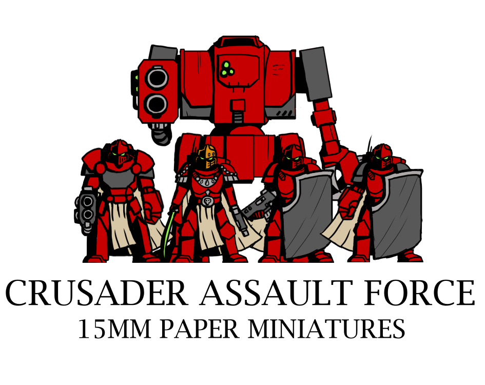 Cover image for 15mm Crusader Assault Force - Paper Minis