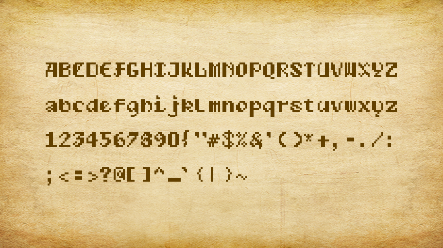 Medieval Pixel Font