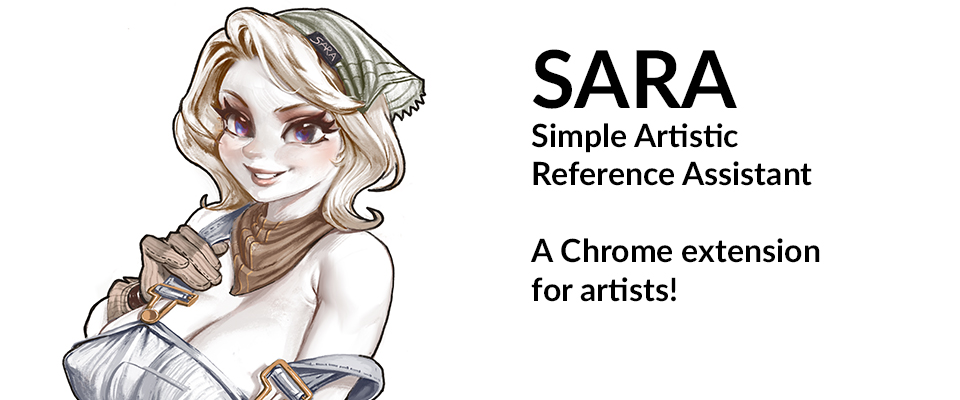 SARA - Simple Artistic Reference Assistant  - Chrome extension