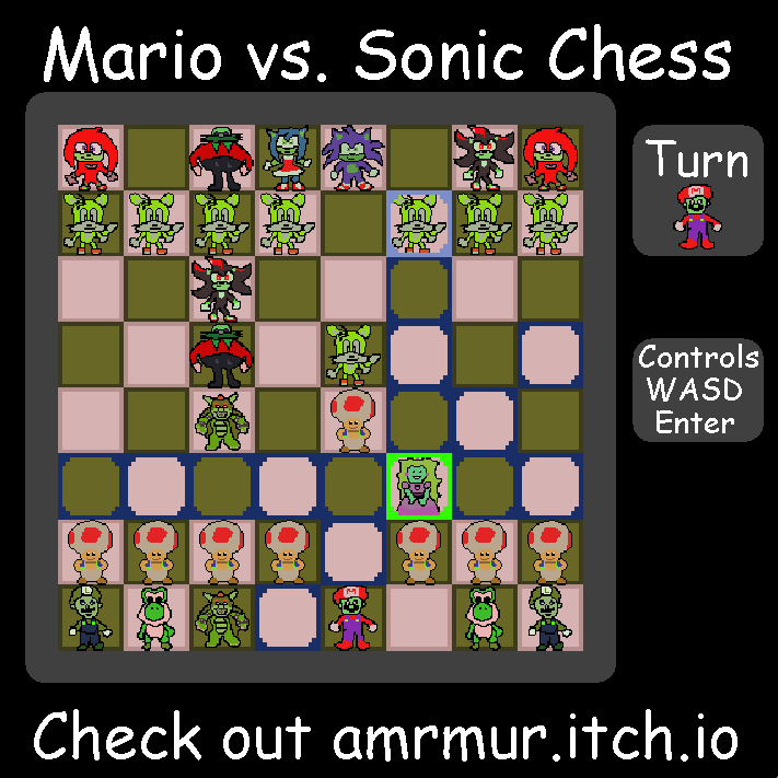 Mario vs. Sonic Chess