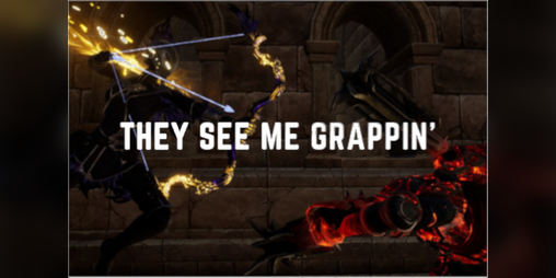 Cover image for They see me grappin'