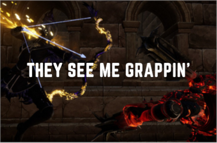 Cover image for They see me grappin'
