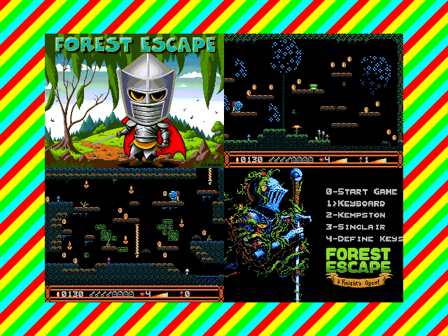 Graphical Updates for the ZX Spectrum Next - Forest Escape - A