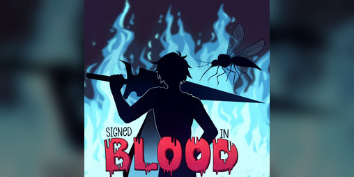 Cover image for Signed in blood
