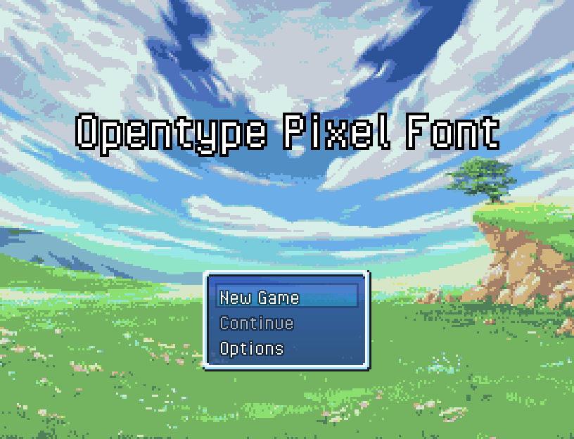 Rpg Maker Lettering Font Glitch - Need a way to draw letters fully | RPG Maker Forums