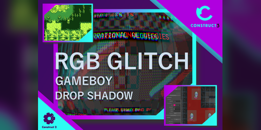 Cover image for Drop Shadow, Glitch and Gameboy Effects for Construct 2 & 3