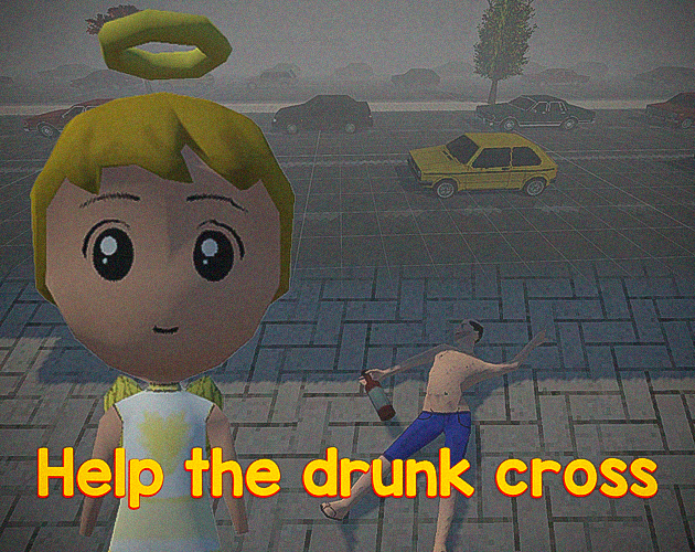 Help the drunk cross cover