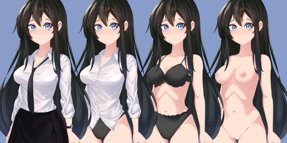 Assets pack vol.4 - NSFW VN Character: Yuri