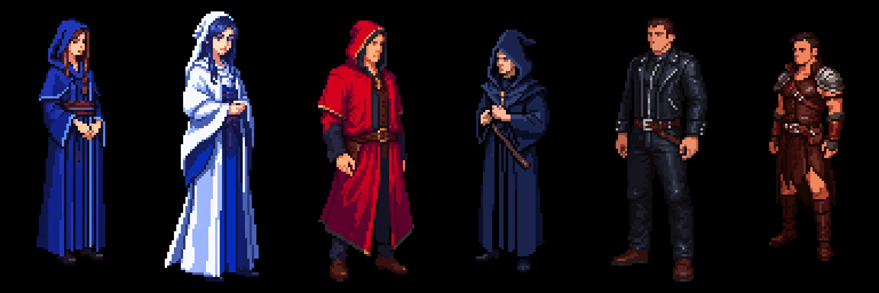 500+ FREE Pixel-art Fantasy Character Pack