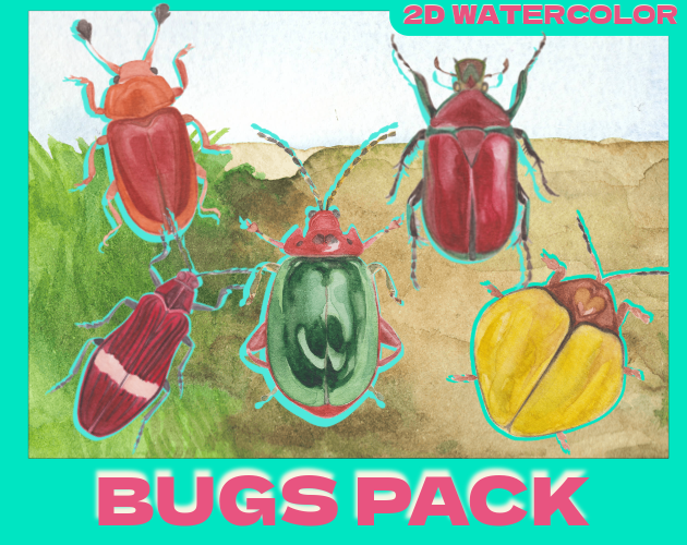 Bugs Watercolor Pack