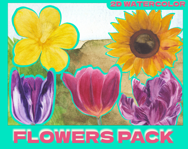 Flowers Watercolor Pack