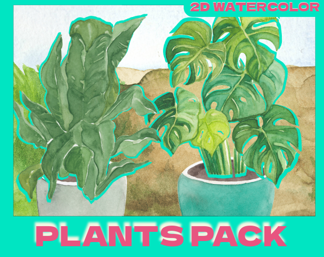 Plants Watercolor Pack