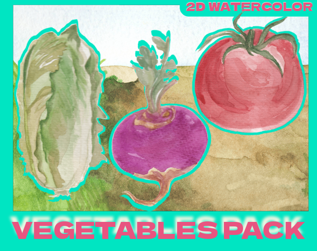 Vegetables Watercolor Pack