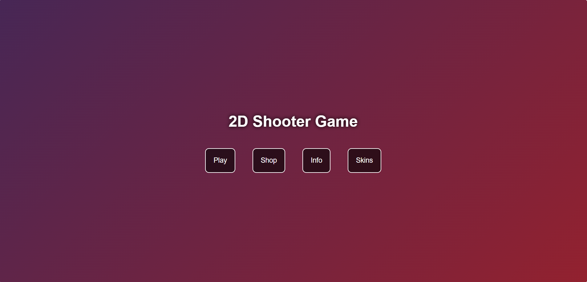 2D Shooter Game