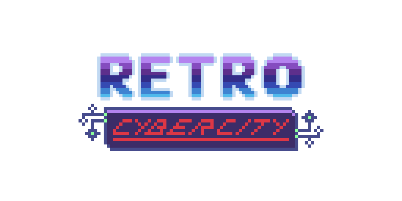 Retro Cybercity Drones, Bots, and Mechs Character Pack