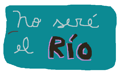 Cover image for No seré el río