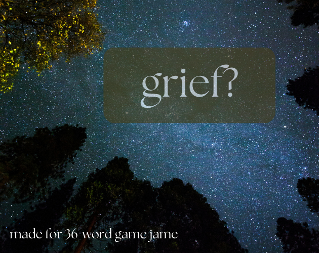 Cover image for grief?