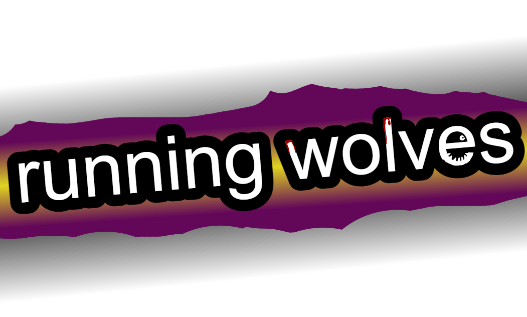 Running wolves