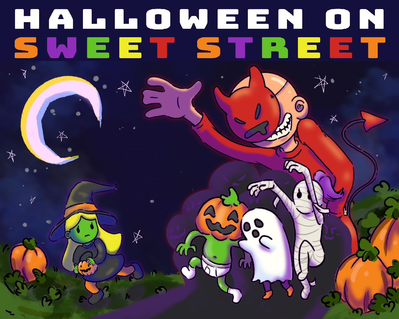 Cover image for Halloween on Sweet Street