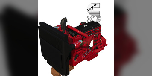 Cover image for FS25 Cummins X15 Crate Engine