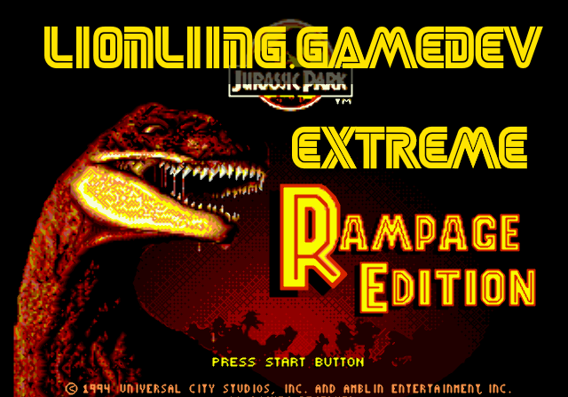 Jurassic Park Sega Rampage Extreme HTML5