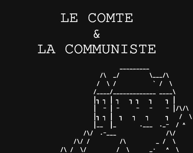 Cover image for Le comte et la communiste