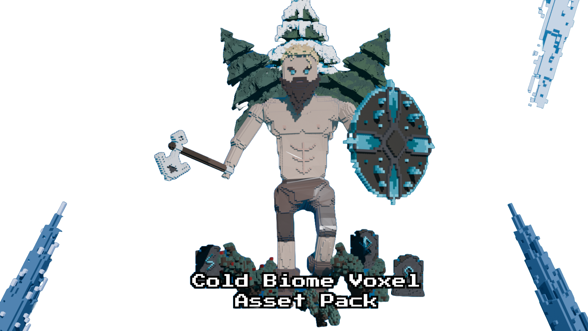 Cold Biome Voxel Asset Pack