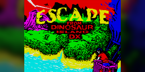 Cover image for Escape from Dinosaur Island DX