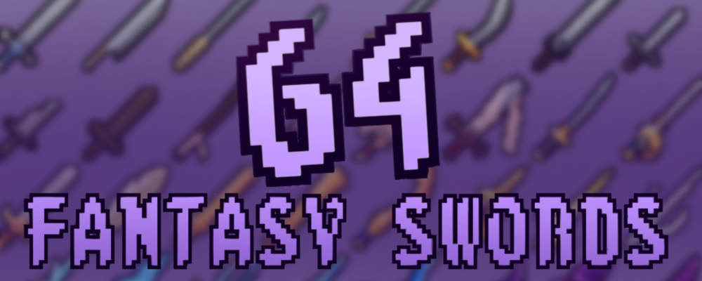 Fantasy 64 Swords Pack // 16 FREE Swords