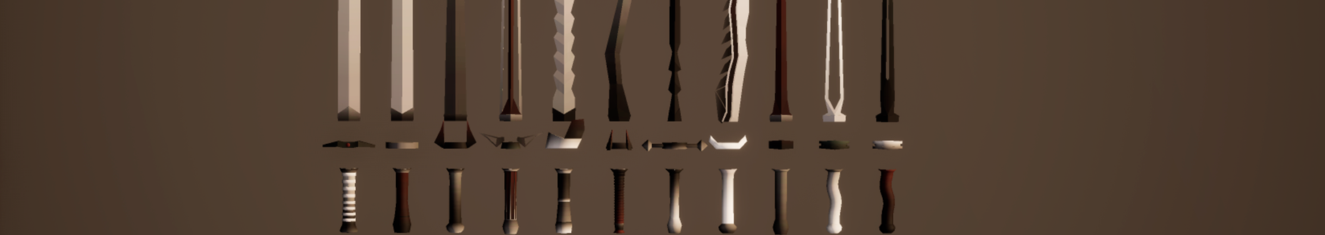 11 Modular One Hand Swords