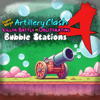 Cover image for Super Mega Artillery Clash: Killer Battle Of Obliterating BUBBLE STATIONS 4