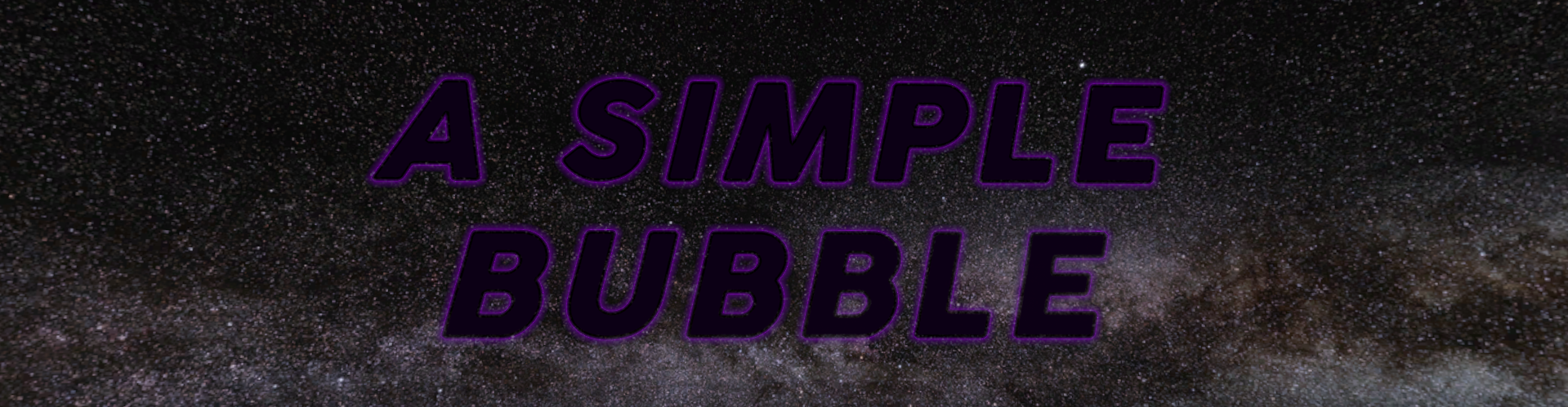 A Simple Bubble