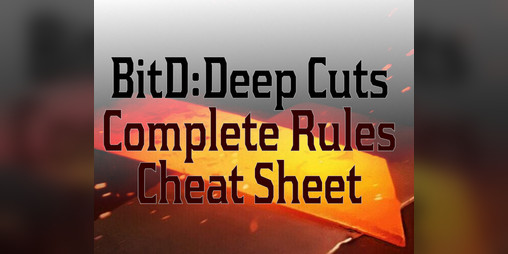 Cover image for BitD: Deeps Cuts Complete Rules Cheat sheet