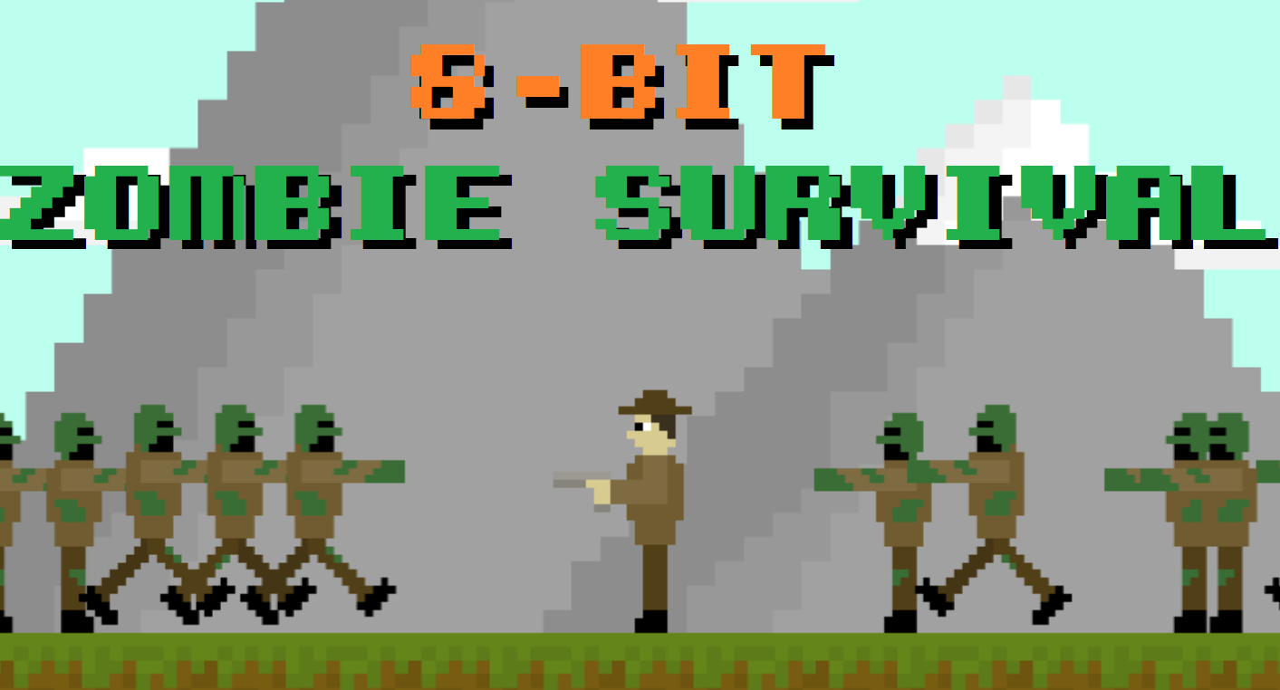 Basic 8-bit Zombie Survival
