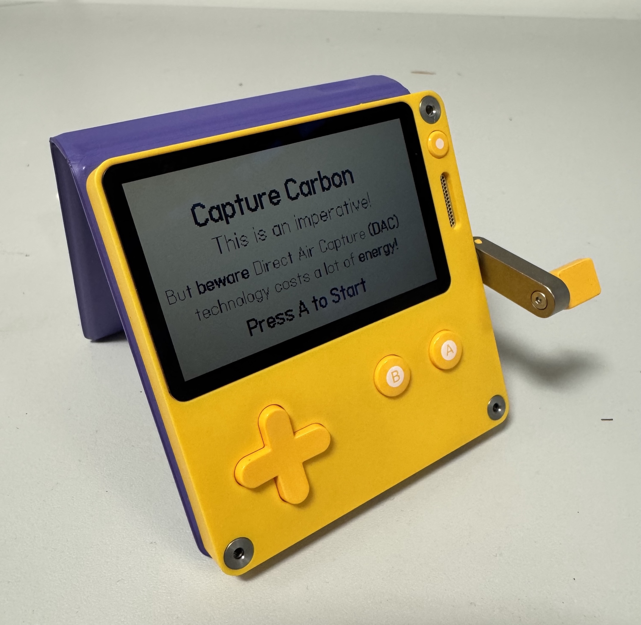 Capture Carbon - Ecogame for the Playdate