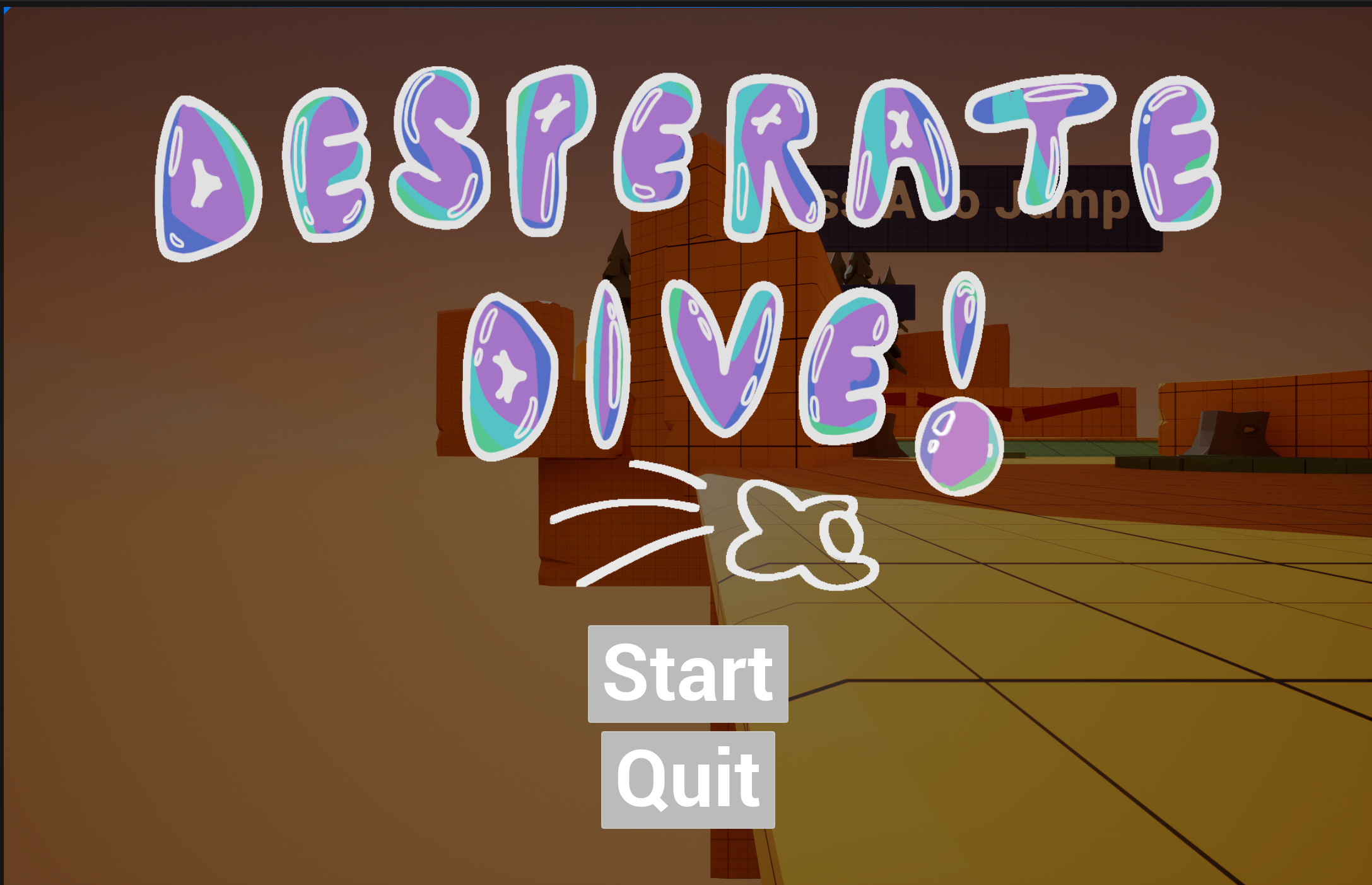 Desperate Dive ICT and Global Game Jam Winter 2025