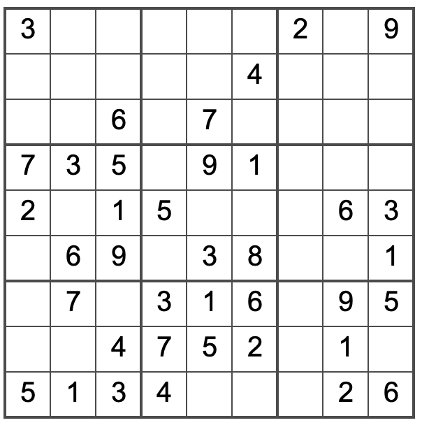 Sudoku 5x5 - jeu de logique magnétique