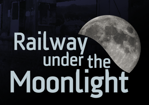 Railway under the Moonlight